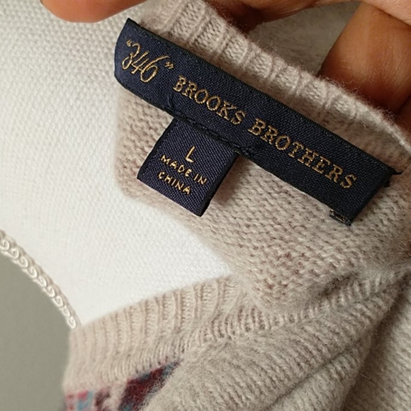 Brooks Brothers Aztec Colorful Wool S M Sweater - Picture 6 of 8